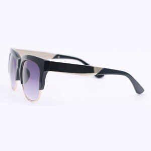 China sunglasses factory customise DBS6527 trendy lady semi rim type sun glasses UV400 gradient color lens