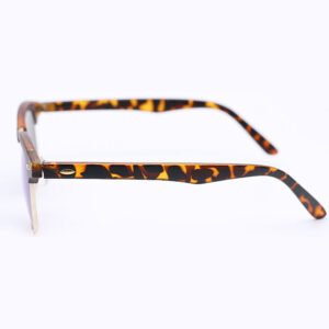 Custom wholesale popular tortoise color DBS6529 Semi rim unisex sunglasses made in china