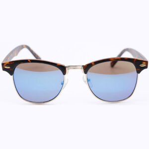 Custom wholesale popular tortoise color DBS6529 Semi rim unisex sunglasses made in china