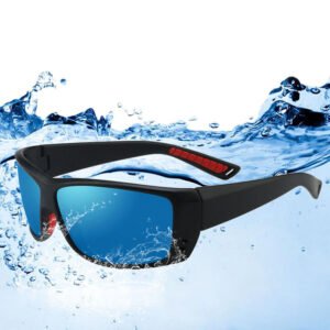 Custom wholesale DBS6493P-FL wide arm fishing sunglasses floating sun shades polarized lens