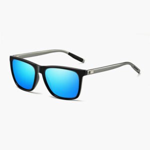 Custom Wholesale hot sale style fashion square women men polarized sunglasses with Aluminum Magnesium leg DBS6543P