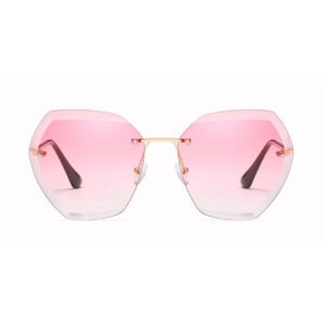 DBS6944 fashion ladies sunglasses rimless geometric type