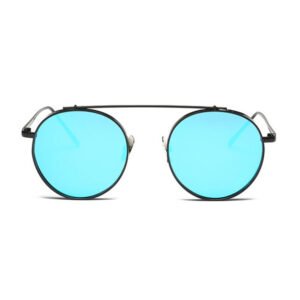 DBS6192 wide circle metal sunglasses for women and men
