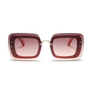 DBS6258 trendy womens sunglasses coloful square rim