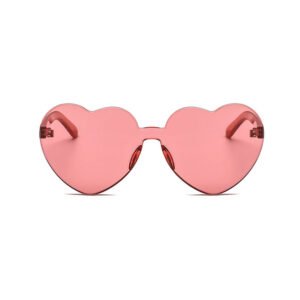 DBS6525 heart shape candy color plastic sunglasses uv400 lens can custom LOGO