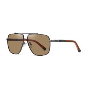 DBS6598P double color injection technology frame sunglasses with polarized lens OEM LOGO