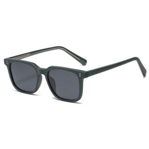 DBS632P-ATR square front rim polarized acetate sunglasses UV400 lens custom logo and color