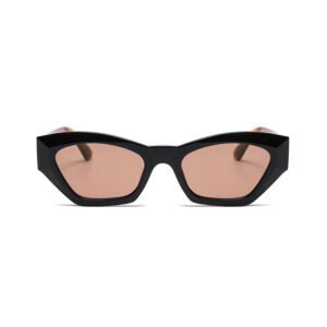 DBS644P-ATR Geometric acetate sunglasses with polarized lens OEM logo