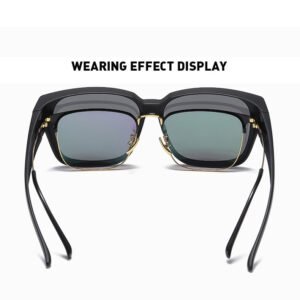 DBS6864P-TR fit over sunglasses polarized lens can use to put in prescription lenses frame