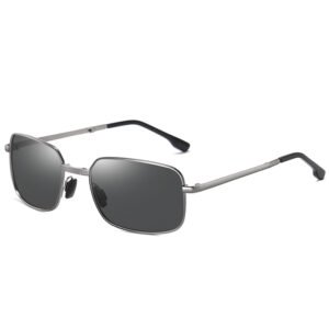 DBS6562P foldable metal sunglasses for men classic rectangle driving style