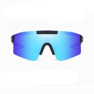 DBS6998P over size polarized sunglasses goggles with rubber nose pad bulk custom color and logo