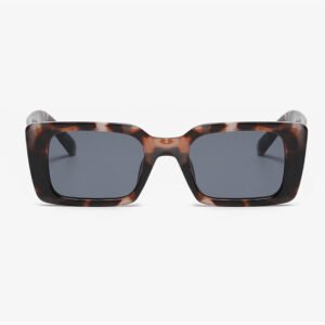 DBS7002 new stylish square sunglasses rectangle rim can custom Tortoise color