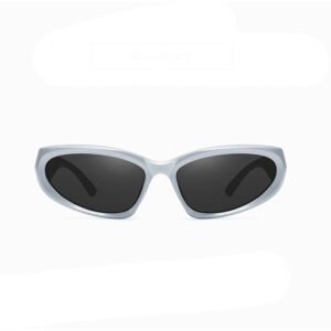 DBS7010P trendy sports sunglasses silver frame with polarized lens various of colors