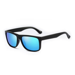 DBS6564P square men polarized sunglasses blue coating lens UV400 oem LOGO