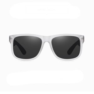DBS7022P square mens polarised sunglasses matte black frame finishing custom your design