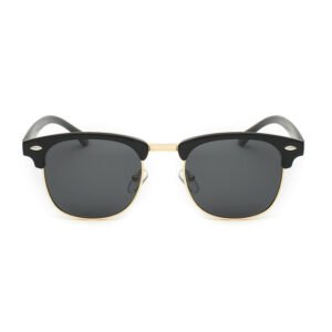 DBS6591P half rim polarized sunglasses classic design mirror lens is available