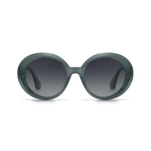 DBS7050P-TR stylish BIG women round sunglasses TR90 frame with polarized lens OEM logo