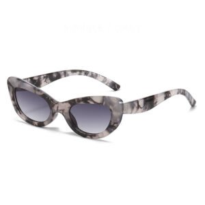 DBS7053 NEW cat eye shape sunglasses nice pattern printing on frame