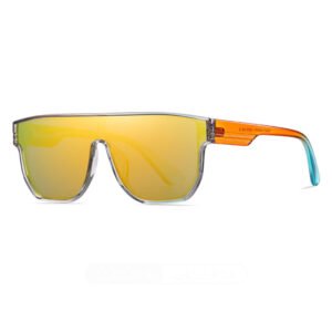 DBS7065P-TR nylon cycling sports polarized sunglasses with fashion design