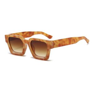 DBS7066 square rim sunglasses retro style OEM logo