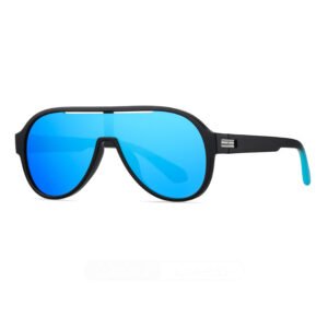 DBS7068P-TR TR90 aviator polarized sunglasses one piece lens style